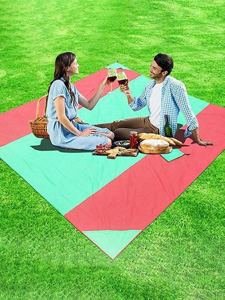 

300x280cm sand beach blanket mat folding picnic for travel camping lightweight heat resistant cushion outdoor pads