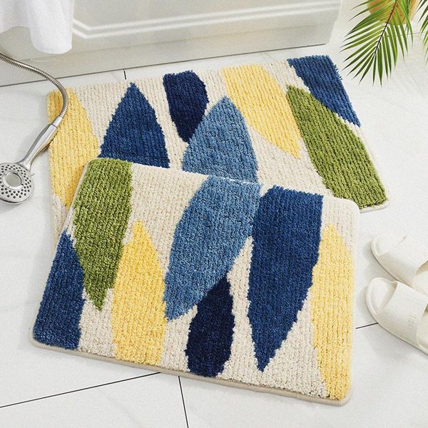 

bath mats water absorption mat set anti-slip bathroom next to washing machine living room bedroom toilet floor carpet