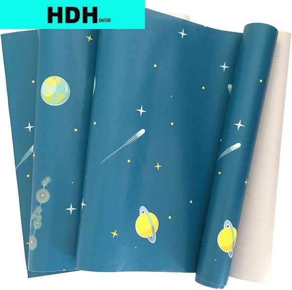 

wallpapers universe starry space wallpaper for kids room peel and stick wall decor removable contact paper self-adhersive