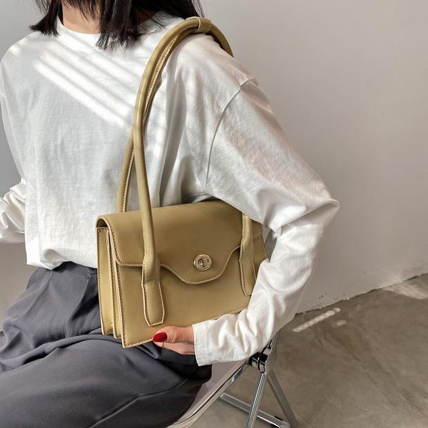 

evening bags womens handbags women's 2021 versatile fashion shoulder bag literature and art lock handbag purses