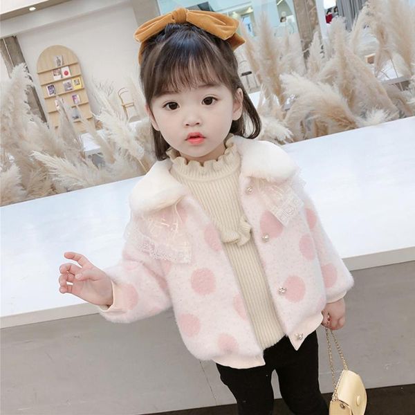 

jackets coat for girl dot pattern spring autumn childrens' jacket casual style children's clothes, Blue;gray