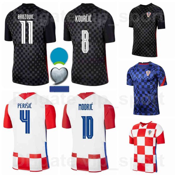 

2021 europe cup croacia soccer jerseys national team 10 modric 4 perisic 7 rakitic 9 kramaric 17 mandzukic 8 kovacic 18 rebic football shirt, Black;yellow