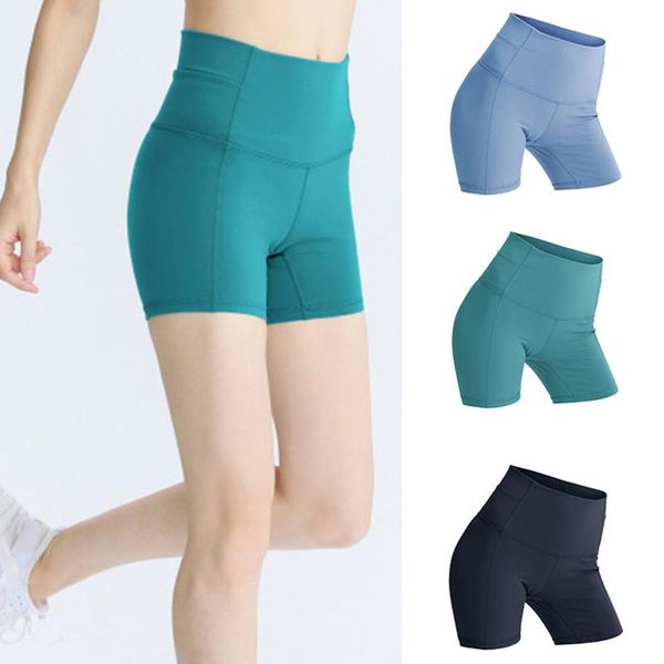 

high women yoga shorts with pocket waist elasticity quick dry fitness workout running gym pants dog88 outfits, White;red