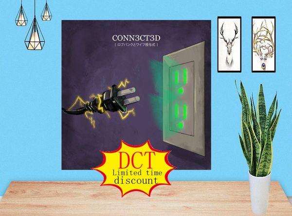 

conn3ct3d wifisfuneral & robb bank$ album poster music cover silk art print