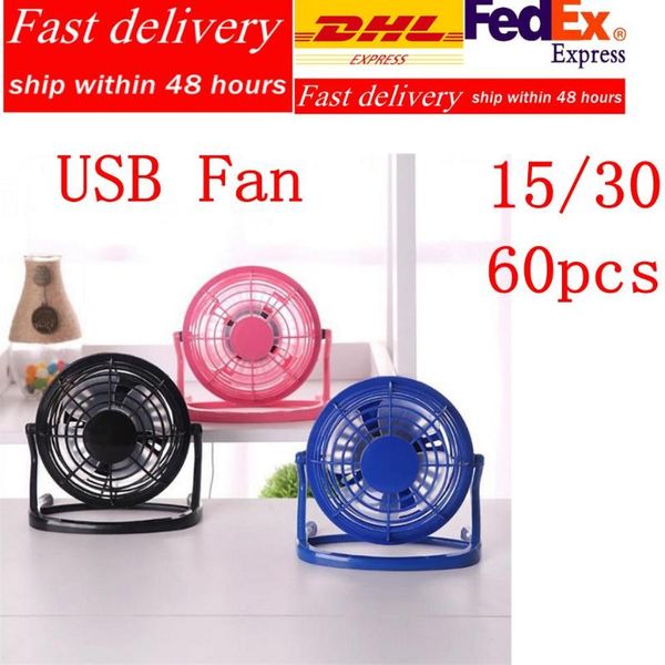 

electric fans 15/30/60pcs fan usb cooler cooling desk mini portable