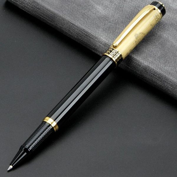 

ballpoint pens fashion design full metal roller pen office business men dragon engrave signature writing buy 2 send gift, Blue;orange