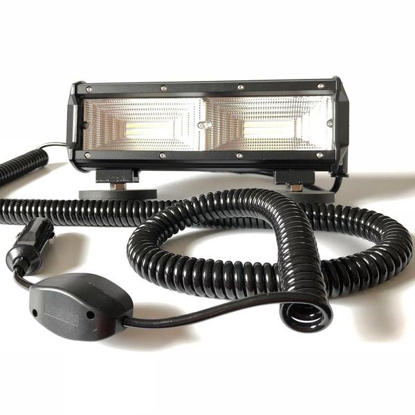 

working light magnetic car auto surface sucker holder led rv outdoor portable 12v 24v tensile cord tent camp lighting powerful work