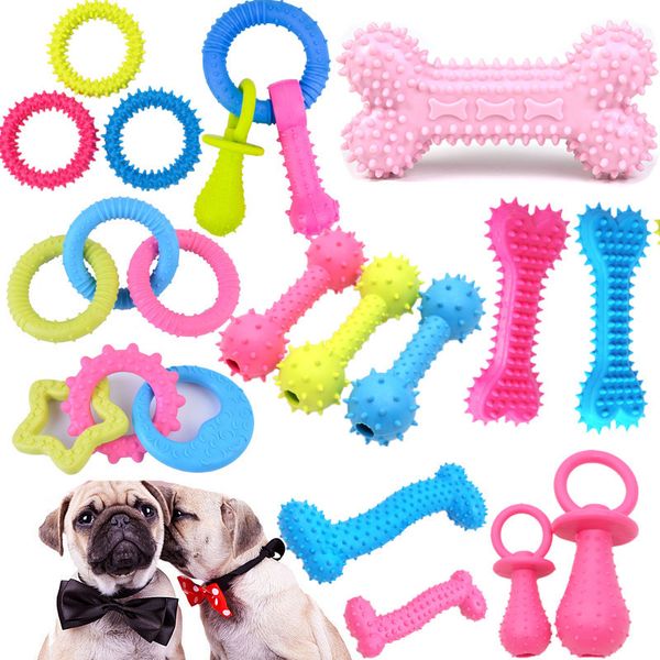 

pet dog toy chew rubber toys for small dogs puppy non-toxic pet toys funny interactive resistant to bite teeth training pet
