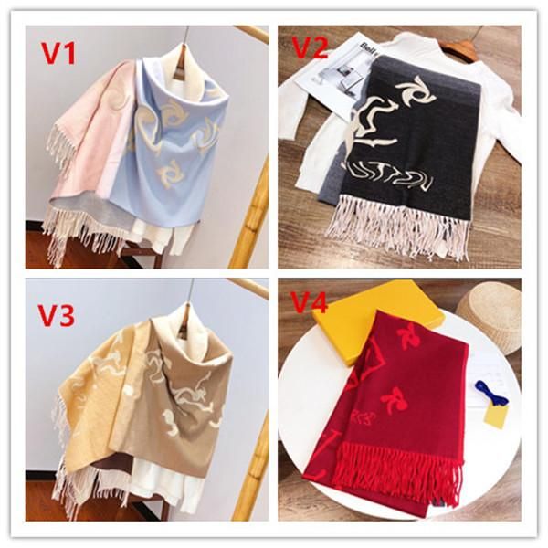 

2021 landv wholesale- female scarf shawl warm luxurious female autumn winter scarf is the good collocation of air conditioning room, Blue;gray