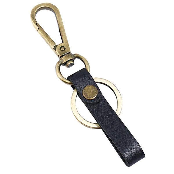 

keychains handmade pocket clip accessories organizer multifunction loop ring holder leather belt detachable keychain gifts wallet, Silver