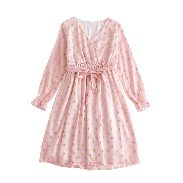 

maternity dresses fashion pregnant full sleeve chiffon dress 2021 trend women sashes bowtie elegant for po shoot suit, White