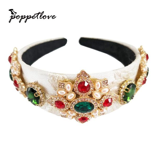 

hair clips & barrettes gorgeous red crystal princess tiara water drop rhinestone crown for women wedding veil jewelry girls accessory, Golden;silver