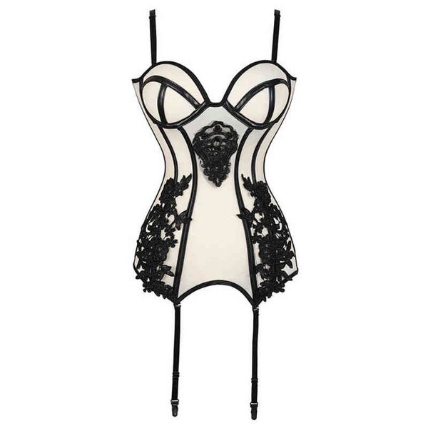 

nxy set lingerie bra design fashion womens bustier corset girdle waist floral white sleepwear lingerie with garter 1202, Red;black
