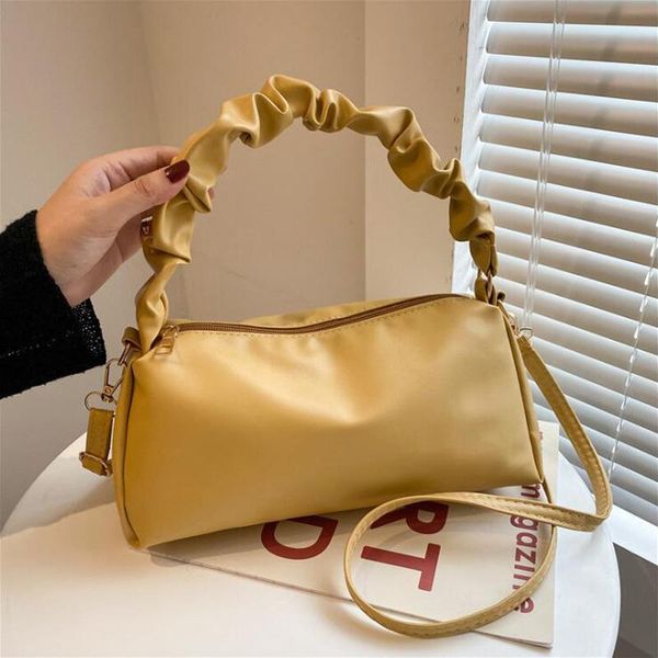 

evening bags fashion boston handbags for women shoulder bag solid pu leather crossbody female exquisite handle cross body