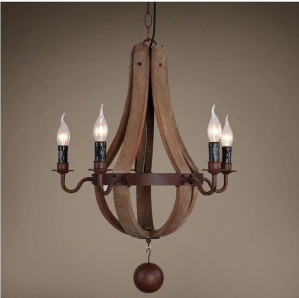 

pendant lamps for living room bedroom retro chandeliers loft lustre bois vintage home decor light rural wooden american country cord