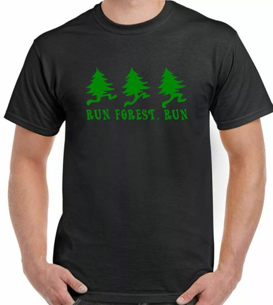 

run forest run mens funny run forest gump tv movie parody tom strands, White;black