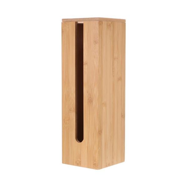 

toilet paper holders simple appearance storage roll bamboo holder high capacity spare standing