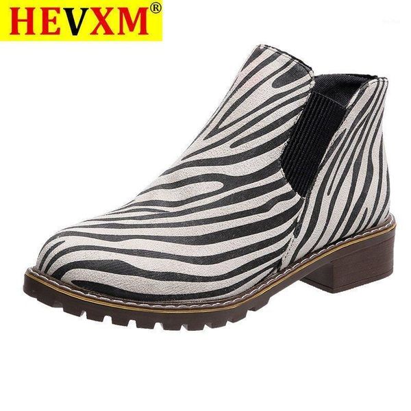 

boots ladies pu leather ankle fall winter retro women leopard print flat short snow mujer1, Black