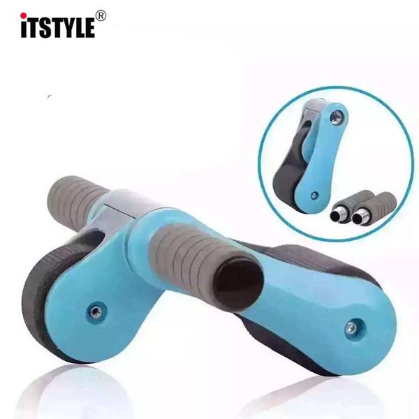 

foldable abdominal wheel roller multifunctional bearing ab with mat for body building training equipment