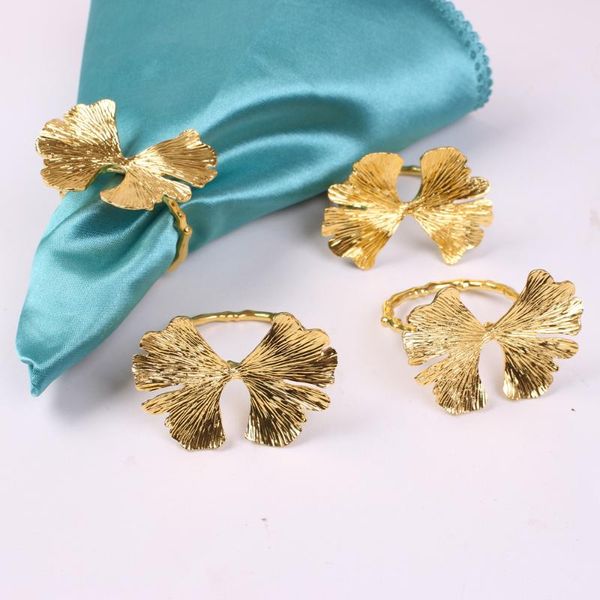 

10pcs/lot vintage napkin buckle red bronze ring forest series wedding rings