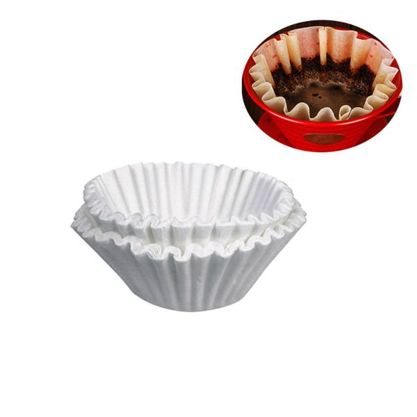 

coffee filters 25cm 500 sheets american commercial filter paper basket (white)