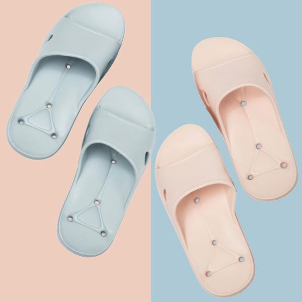 

women slippers non-slip home soft couples bathroom quick-drying house flip flops female flat shoes, Black