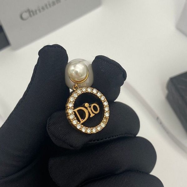 

dijia new round size pearl gold earrings in 2021, Golden