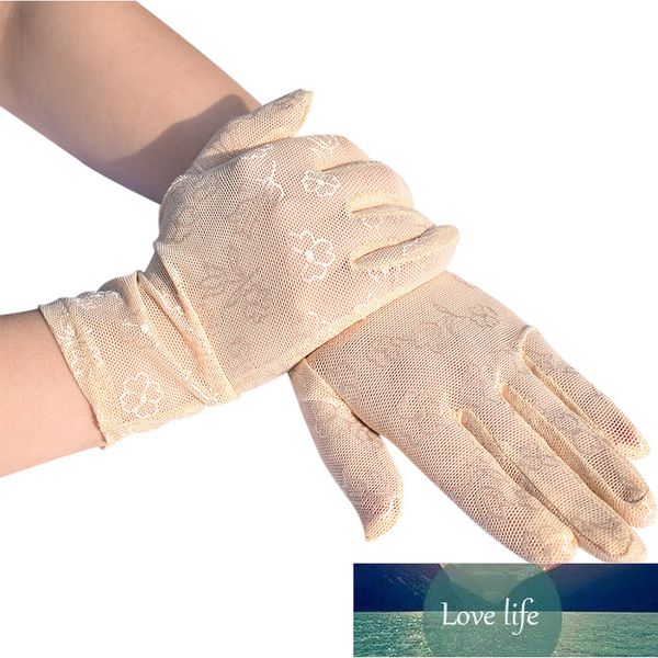 

mesh breathable gloves outdoor uv-proof riding screen show party household summer sun protection bike cycling gloves guantes factory price e, Blue;gray