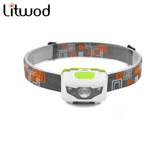 

headlamps waterproof led headlight camping travel mini battery 4 mode lightweight