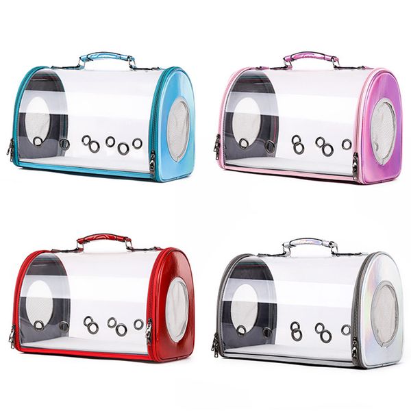 

High Quaity Pet Dog Cat Bag Space Bag Breathabe Portabe Pet Carrier Bag Outdoor Trave Backpack Cat And Dog Transparent Space