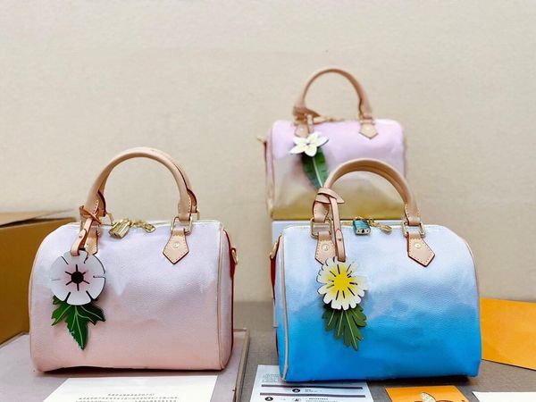 

m45724 women messenger travel bag classic style fashion bags shoulder lady totes handbags 25cm with key lock