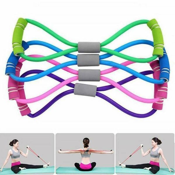 

resistance bands set loop exercise yoga elastic fitness gym training workout