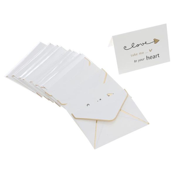 

greeting cards 10pcs creative card with envelopes blessing blank note gift