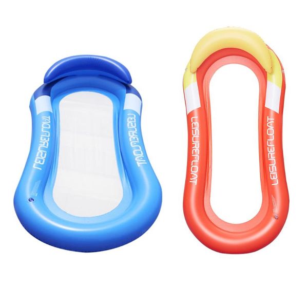 

inflatable floats & tubes practical pvc hammock floating row lounges bed foldable summer swimming pool party beach water float lounger chair