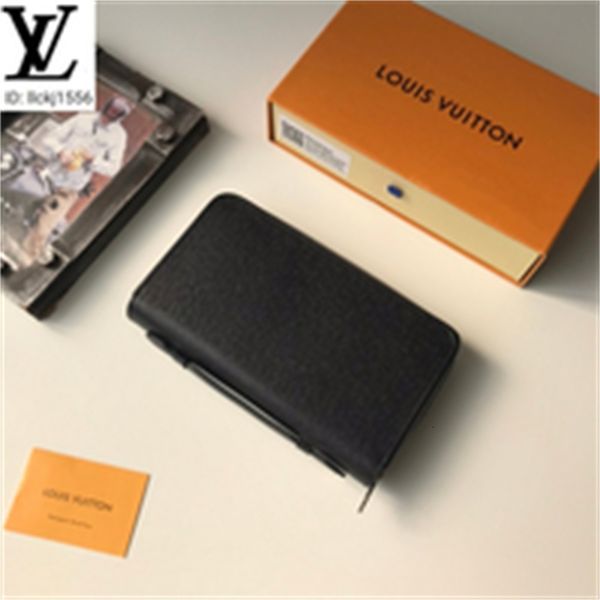 

clutches brand designer luxury n9bw m41503 cross pattern single zipper men's handbag men real leather long chain wallets compact purse, Red;black