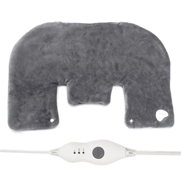 

winter electric heating pad wet neck and back shoulder to keep warm shawl eu plug carpets
