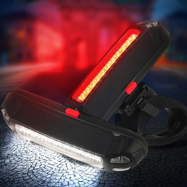 

bike lights cycling led taillights usb rechargeable bicycle safety warning lamp mtb accessories front rear tail light