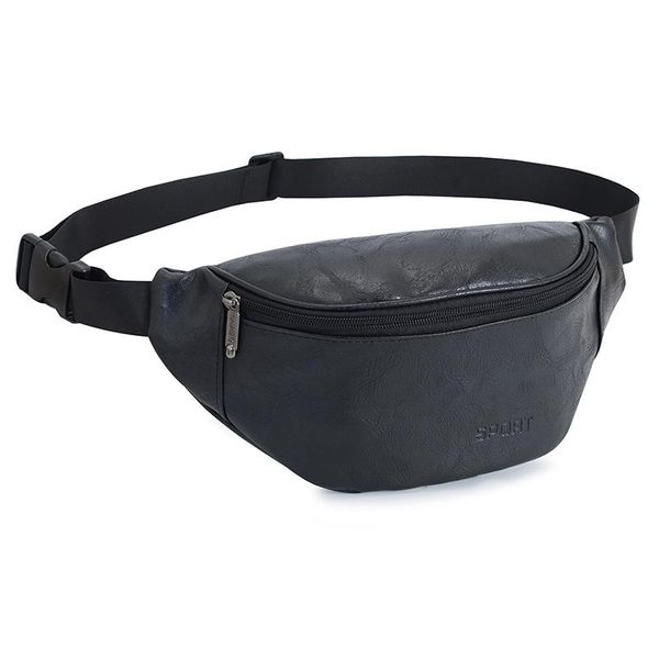 

waist bags retro men's bag pu mobile phone fashion sports leisure multi function women men