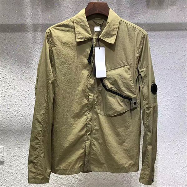 

summer men's lapel jacket lightweight casual solid shirt trendy black tooling lover's coat european and american simple comfortabl, Black;brown