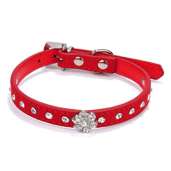 

small collars kitten shop chihuahua rhinestone accessories pet cat product collar necklace supplies & leads