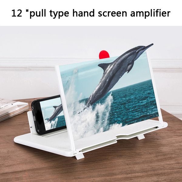 

3d video movie magnifier mobile phone screen amplifier glass phone support stand for outdoor mobile phone decoration
