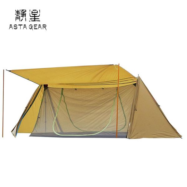 

astagear outdoor bushcraft army tent camping mountaineering windproof rainproof superlight sky curtain tarp 20d silicon nylon tents and shel