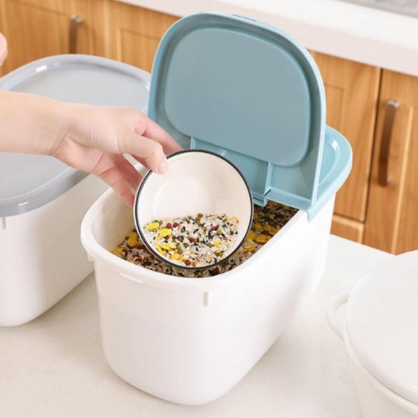 

storage bottles & jars sealed container plastic kitchen refrigerator box multigrain tank rice