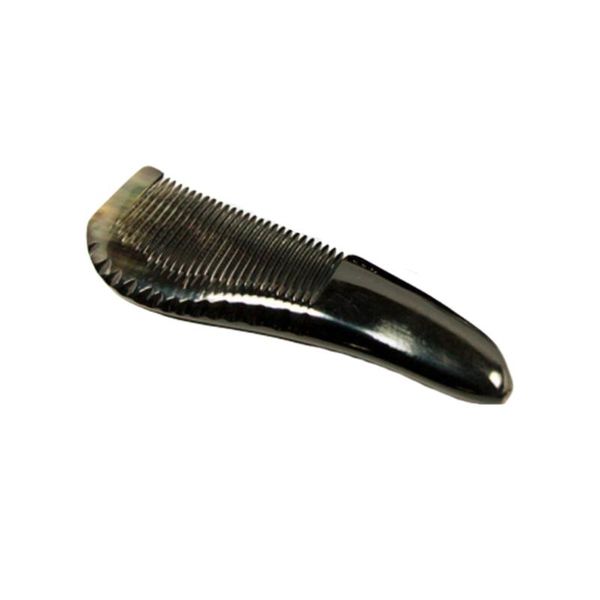 

hair brushes 1pc cattle horn comb anti-static head hairdressing tool black, Silver
