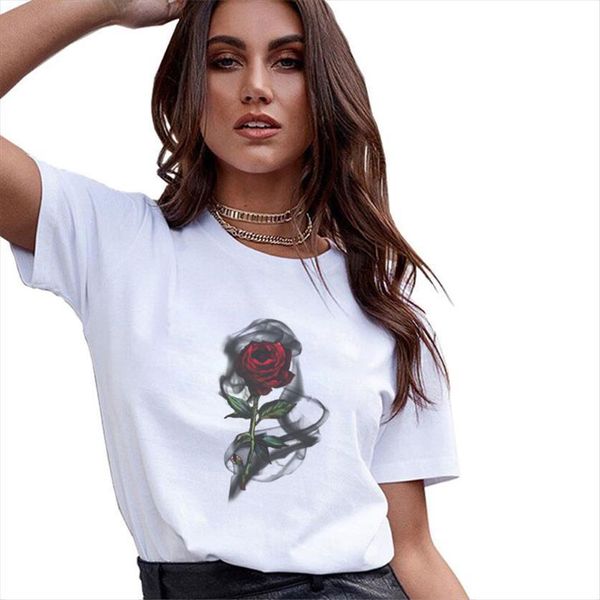 

summer graphic tee femme womens couple vogue harajuku korean kawaii streetwear camiseta mujer, White