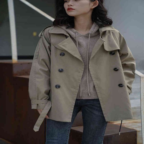 

2021 female fall runway fashion designer short coat and jacket, Black;brown