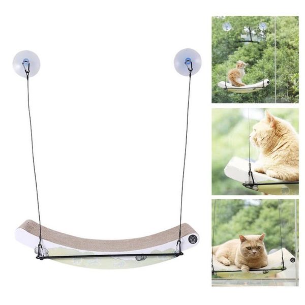 

cat beds & furniture hanging comfortable sunny seat window mount pet hammock scratcher shelf supplies detachable