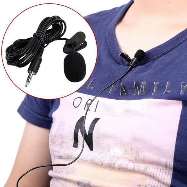 

collar mini 3.5mm tie lapel lavalier clip microphone for lectures teaching microphones