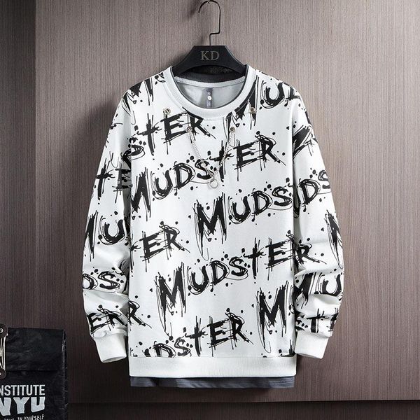 

men's hoodies & sweatshirts baldauren men's hip-hop fashion letter sweater hoodie spring and autumn thin high-quality jacket pullov, Black