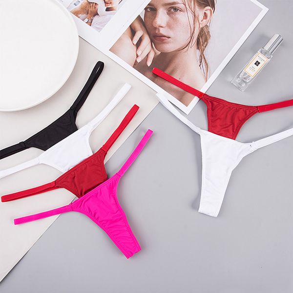 

bottomed thin bikini thong women's underwear silk milk intimate low waist swimsuit